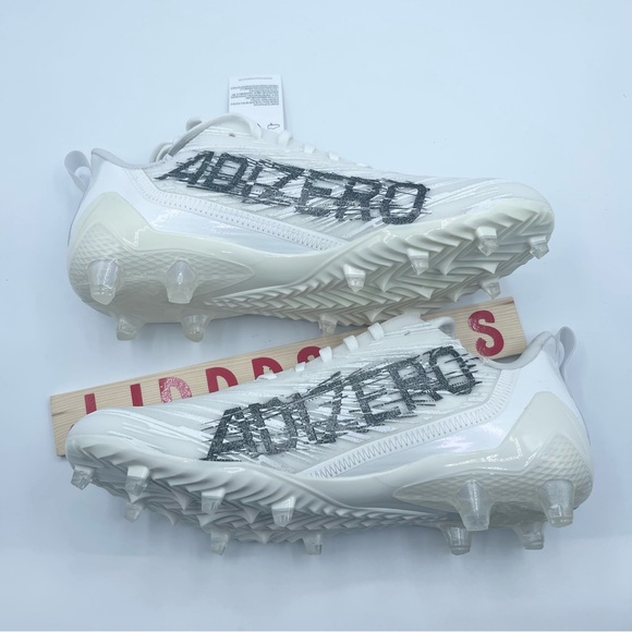 Adidas Adizero Football Cleats White Black GX4049 Men’s Sizes NWT RARE main image 4